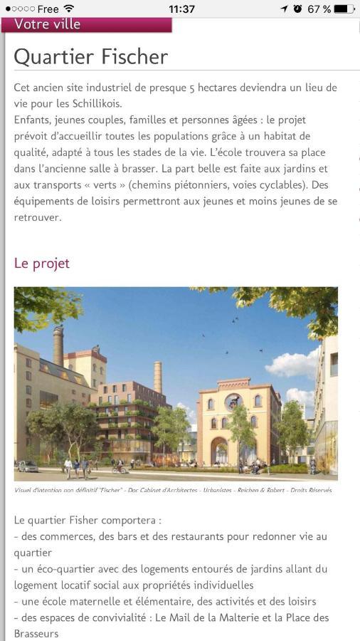 Square du Château Schiltigheim Exterior foto